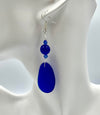 Ocean Tide Earrings (Cobalt Blue)