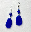 Ocean Tide Earrings (Cobalt Blue)