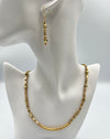 Golden Holiday Jewelry Set