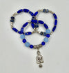 Blue Buddha Bracelet Stack