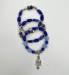 Blue Buddha Bracelet Stack