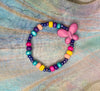 Child's Multi-Colored Butterfly Bracelet