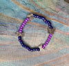 Child's Purple & Lavender Butterfly Bracelet