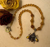 Golden Honeybee Necklace